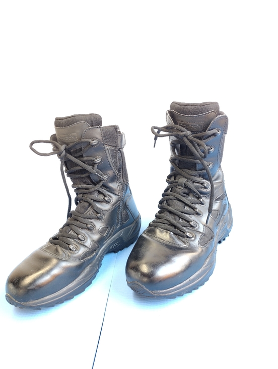 Reebok Other - Reebok Rapid Response RB8875 Men's Leather Work 8" Boots Side Zipper Size 10